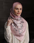 CARYS SQUARE SCARF (PRIMROSE PINK)